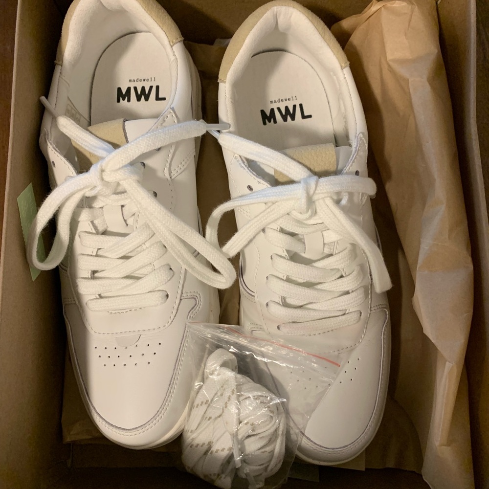 Court Sneakers in Colorblock Leather and Suede